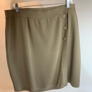 The Territory Ahead 100% Wool Skirt